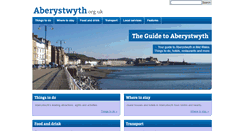 Desktop Screenshot of aberystwyth.org.uk