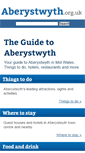 Mobile Screenshot of aberystwyth.org.uk